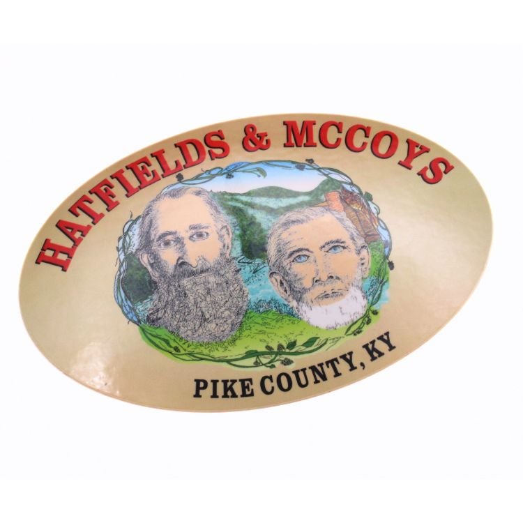 Hatfields McCoys Classic Feud Sticker Pike County Tourism CVB